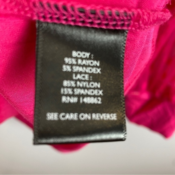 TORRID Pink Super Soft Dot Mesh Sleeve Top 2X NWT - Picture 9 of 12
